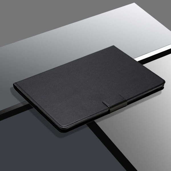 iPad (2018) / (2017) enkelt flipfodral i läder - Svart Svart