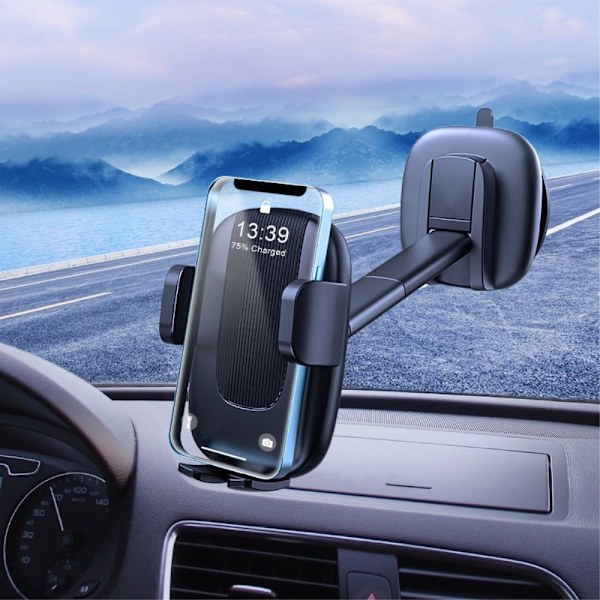 RAXFLY Universal mobilholder til 4-6,7 tommer telefoner Black