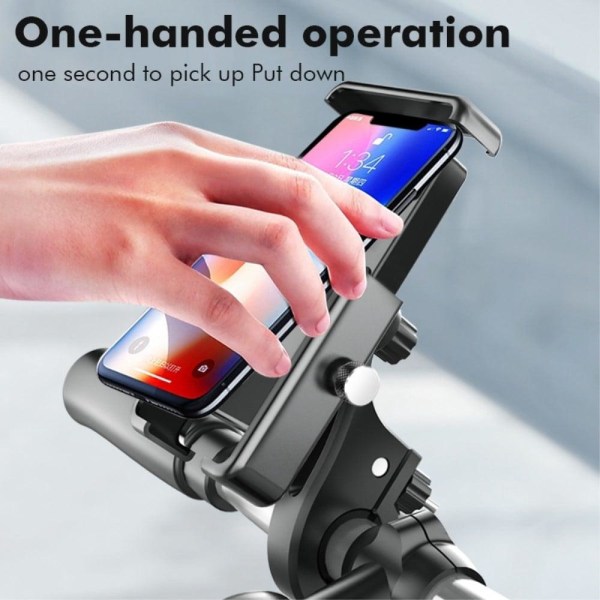 Universal bike handble bar phone bracket Black