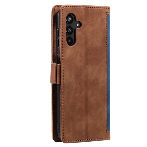 Surburbian Samsung Galaxy A35 læder flip etui - Blå Blue