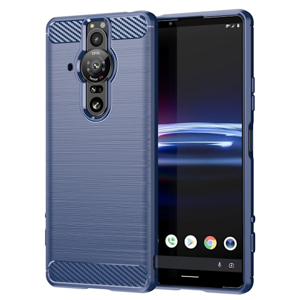 Carbon Flex Etui Sony Xperia Pro-I - Blå Blue