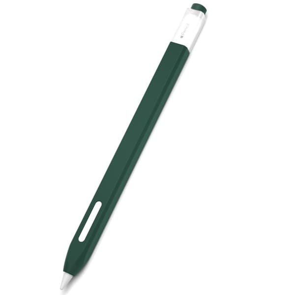 Apple Pencil 2 silikonisuojus - Mustanvihreä Green