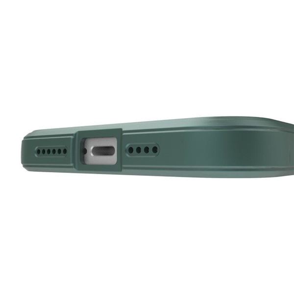 Mjukt greppformat iPhone 14 Pro skal - Grön Grön