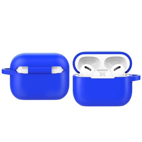 AirPods Pro 2 silicone case with buckle - Blue Blue