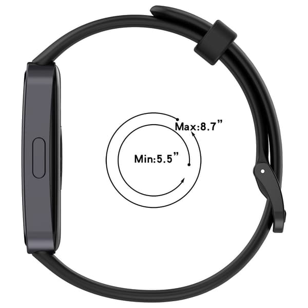 Silikonearmbånd Huawei Band 10 NFC Justerbar rem med urramme - Lyserød Pink
