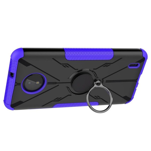 Kickstand-skydd med magnetisk platta för Nokia C10 / C20 - Lila Lila