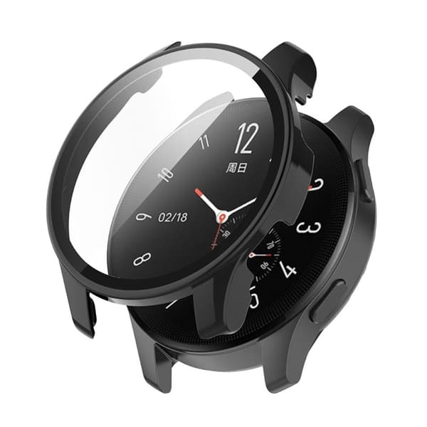 Vivo Watch 2 hårdt cover med hærdet glas - Sort Black