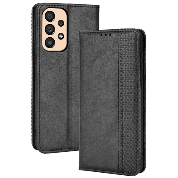 Bofink Vintage läder Samsung Galaxy A33 5G fodral - Svart Svart
