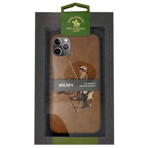 Jockey - Santa Barbara Polo & Racquet Club - iPhone 11 Pro - Ruskea Brown