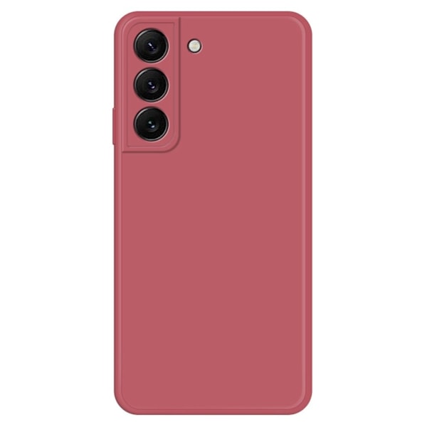 Viistetty pudotuksenesto kumipäällysteinen suojus Samsung Galaxy S22 Plus - Punainen Red