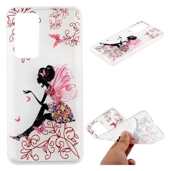 Deco Huawei P40 Pro cover - Sommerfugle Piger Multicolor