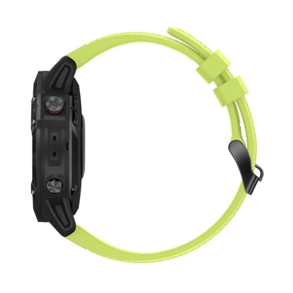 Garmin Fenix 5 klockarmband i silikon - Ljusgrön Grön