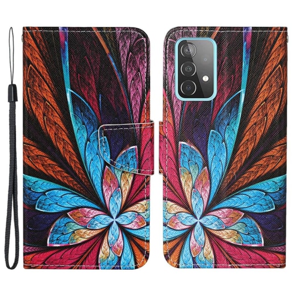 Wonderland Samsung Galaxy A53 5G Flip Etui - Farverig Blomst Multicolor