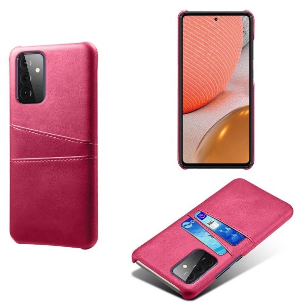 Dual Card Etui Samsung Galaxy A72 5G - Rose Pink