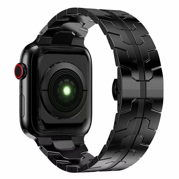 Apple Watch Series 8 (45 mm) / Watch Ultra klockarmband i aluminiumlegering - Svart Svart