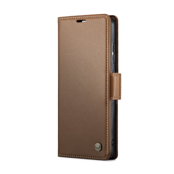 CaseMe Xiaomi 14T Pro smooth etui - Brun Brown