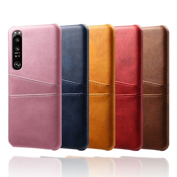Dual Card case Sony Xperia 1 III - Sort Black