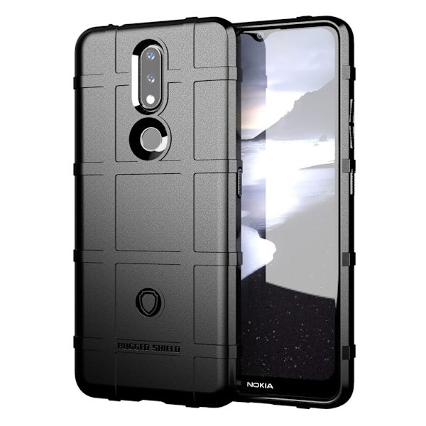 Rugged Shield Nokia 2.4 skal - Svart Svart