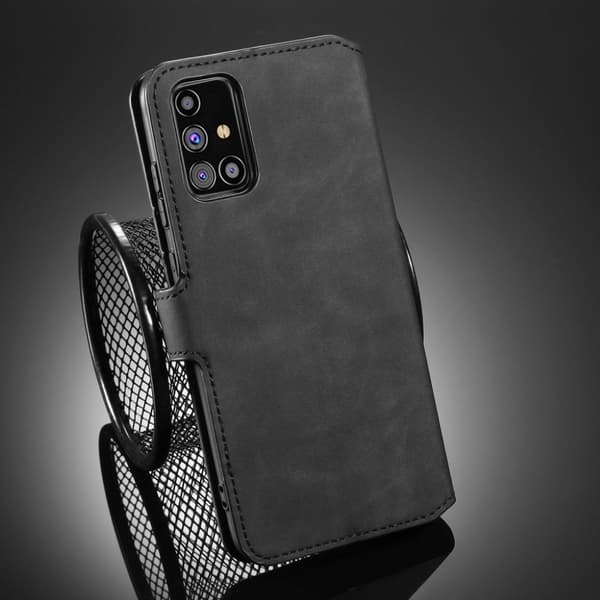 DG.Ming Samsung Galaxy M31s Retro Etui - Svart Black