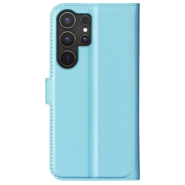 Klassisk Samsung Galaxy S25 Ultra flip etui - Blå Blue