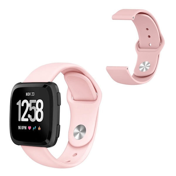 Fitbit Versa 2 / Versa Lite silicone watch band - Pink Rosa