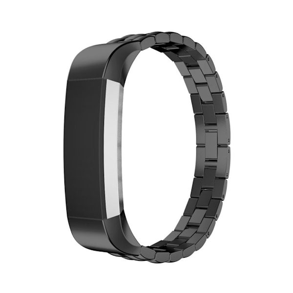Fitbit Alta kvalitets rostfritt stål klockarmband - Svart Svart