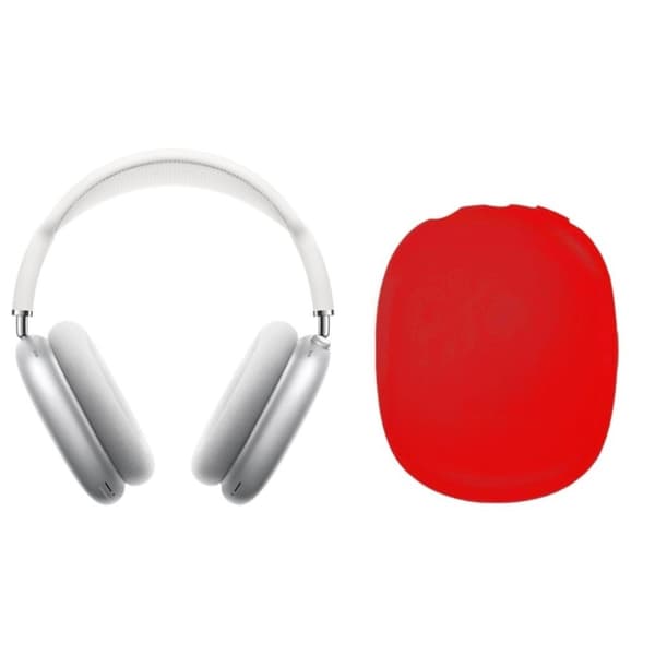 Airpods Max mykt silikonovertrekk - Rød Red