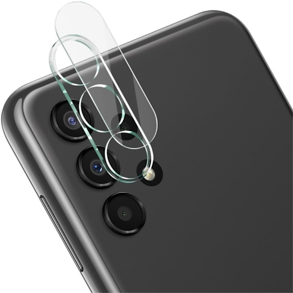 IMAK kameraskydd i glas med linsskydd i akryl för Samsung Galaxy A13 5G Transparent