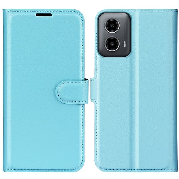 Classic Motorola Moto G34 fodral - Blå Blå