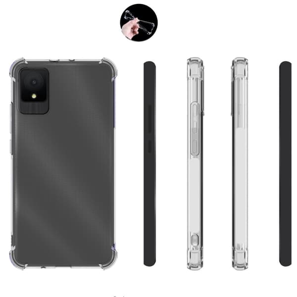 Lux-Case Airbag-deksel for TCL 502 Transparent