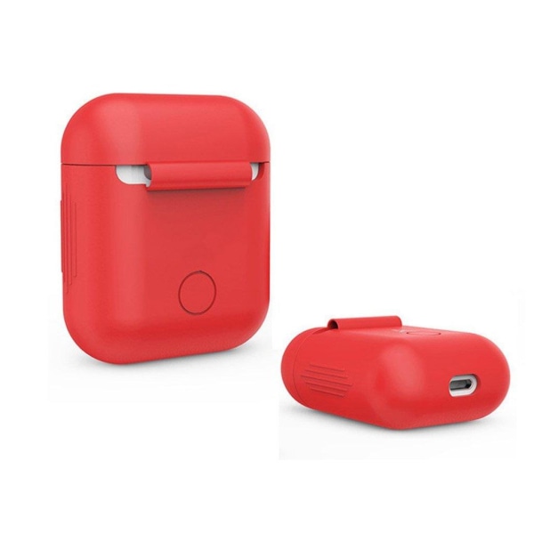 LANKILIN etui til Apple Airpods opladningsetui i silikone - Rød Red