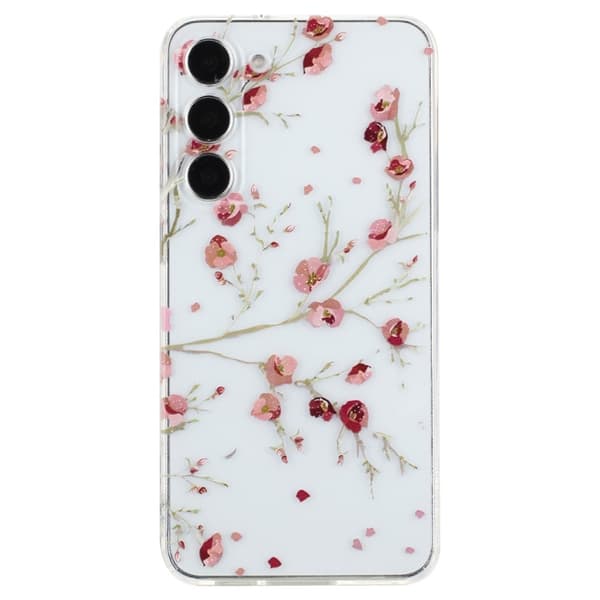 Deco Samsung Galaxy S23 kotelot - Kukka Pink