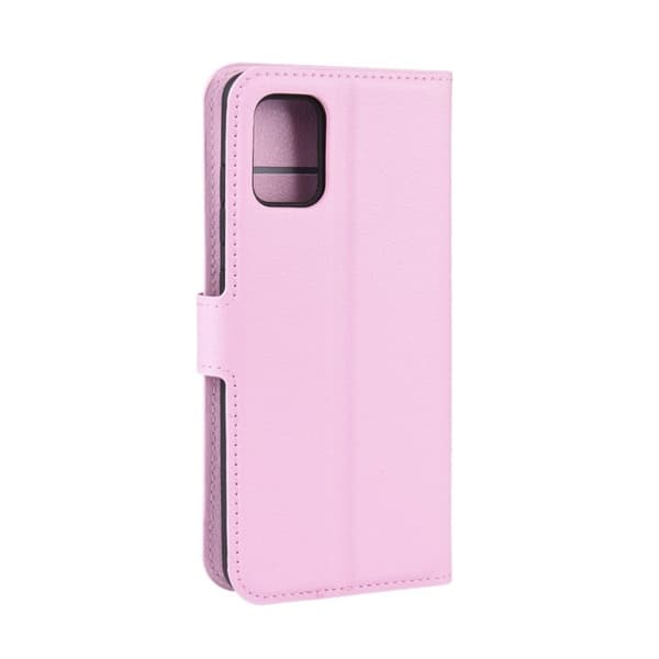 Classic Samsung Galaxy A71 flip etui - Rosa Pink