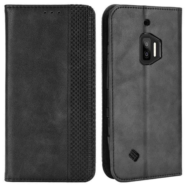 Bofink Vintage läder Oukitel WP12 / Oukitel WP12 Pro fodral - Svart Svart