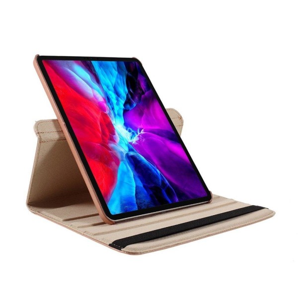 iPad Air (2020) 360 grader rotatable läder fodral - rosa guld Guld