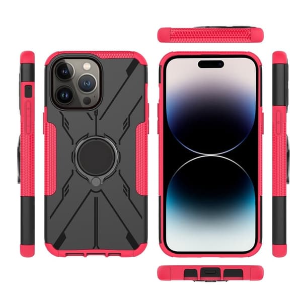 Magneettikannatin iPhone 14 Pro:lle - Ruusu Pink