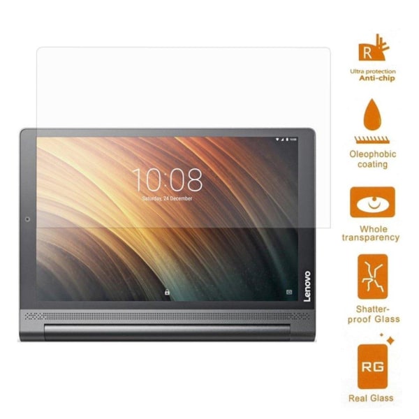 Lenovo Yoga Tab 3 Plus 10 temperoitu suojalasi näytölle Transparent