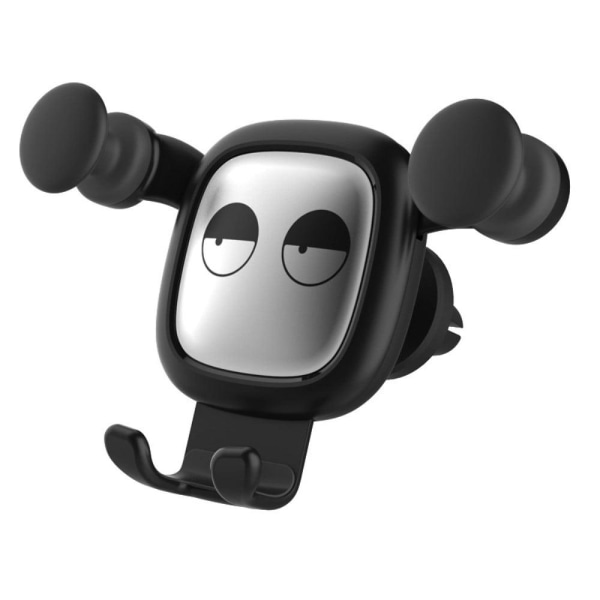 Universal creative cartoon style car phone holder - Black Black