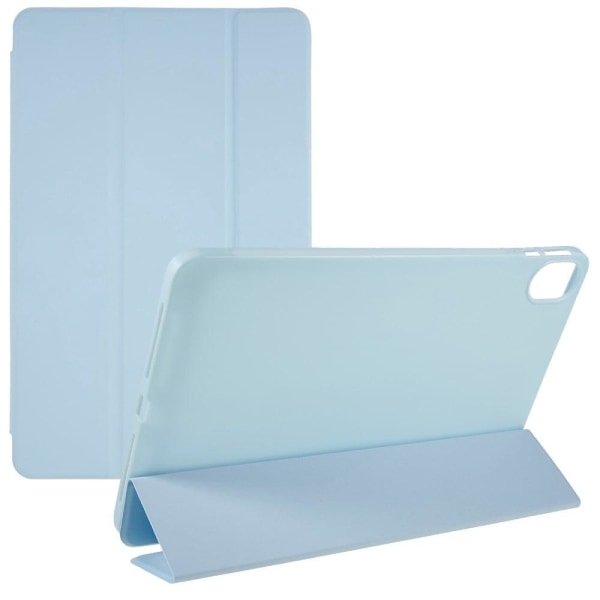 Tri-fold Leather Stand Case for Honor Pad 8 - Baby Blue Blue