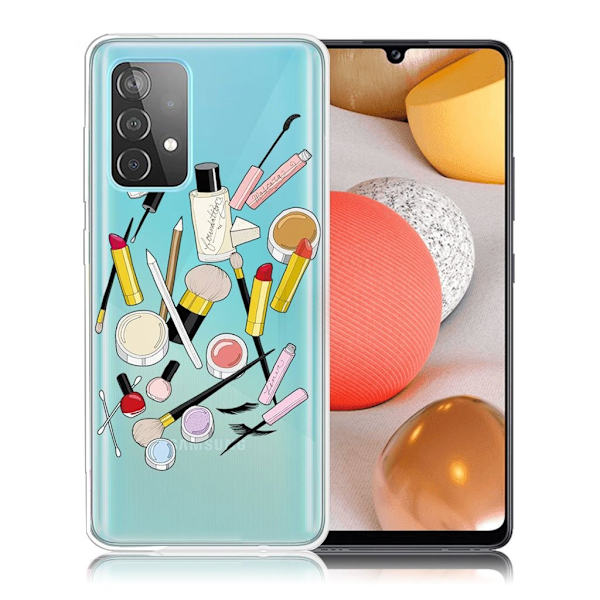 Deco Samsung Galaxy A52 5G etui - makeup Multicolor