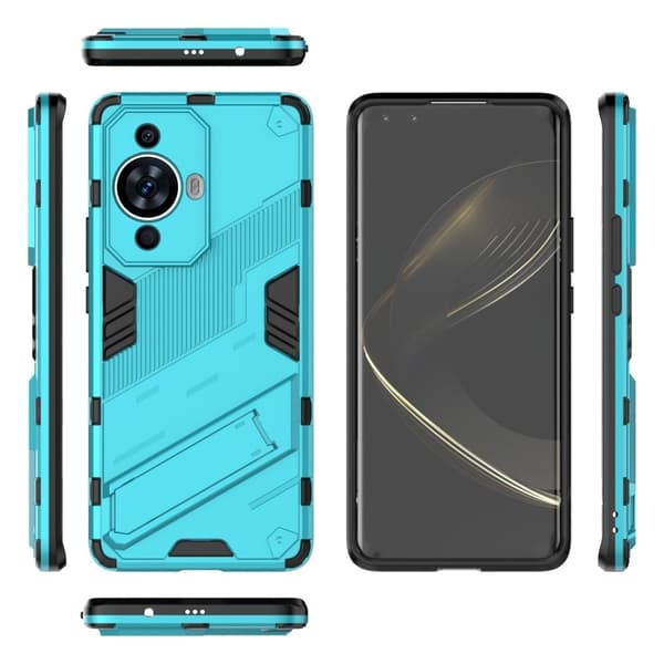 Stöttåligt Huawei Nova 11 hybridskal - Blå Blå