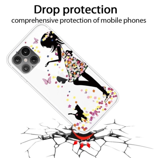 Deco iPhone 12 / 12 Pro case - Beautiful Girl Multicolor