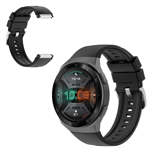 Huawei Watch GT 2e silikone rem - sort Black