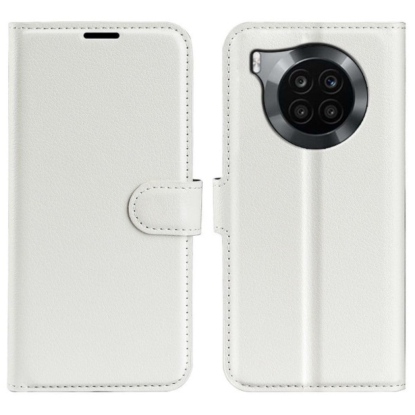 Klassisk Honor 50 Lite / Huawei Nova 8i Flip Etui - Hvid White