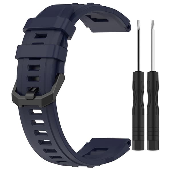 Amazfit T-rex Ultra silikonrem - Marinblå Blå