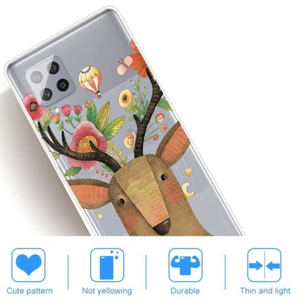 Deco Samsung Galaxy A42 5G Etui - Elg Brown
