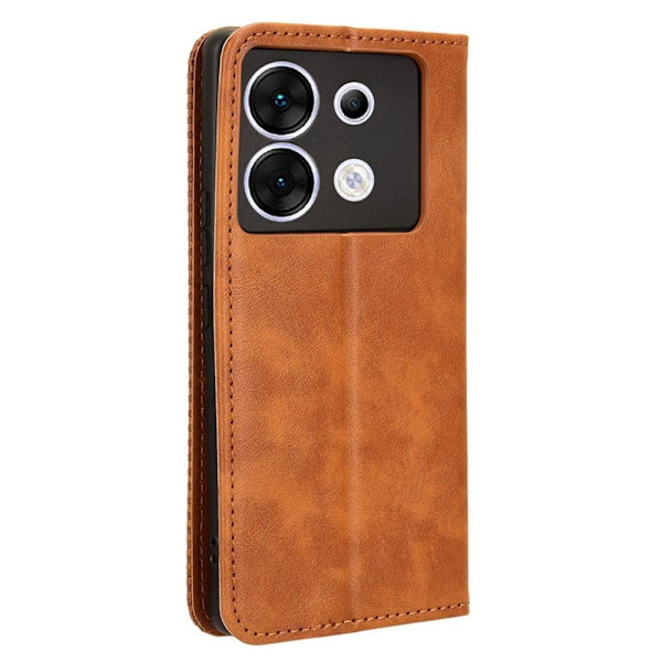 Bofink Vintage Infinix Zero 30 4G läderfodral - Brun Brun