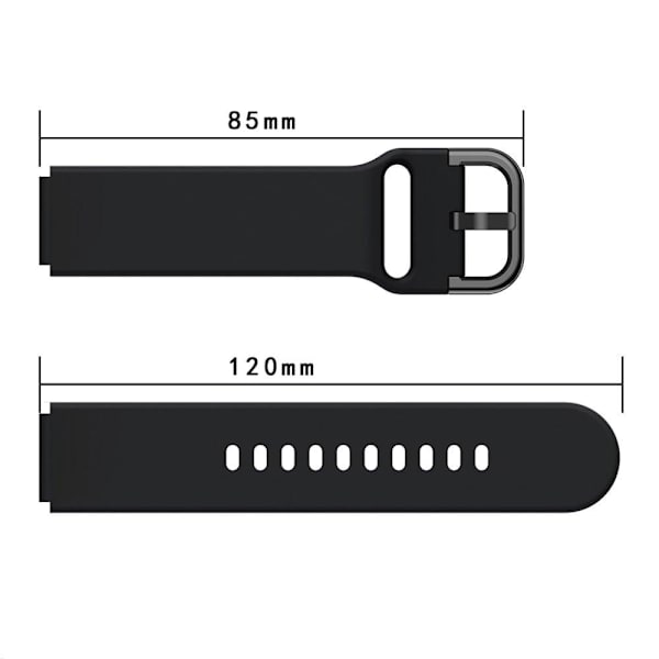 Huawei Watch Fit Mini / TalkBand B6 / B3 silikone urrem - Sort Black