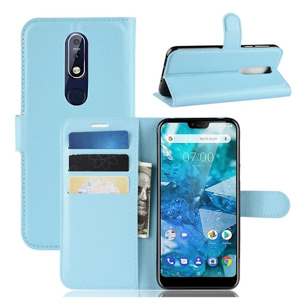 Classic Nokia 7.1 flip veske - Blå Blue