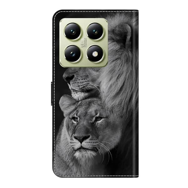 Wonderland Xiaomi 14T fodral -Par Lejon Silvergrå